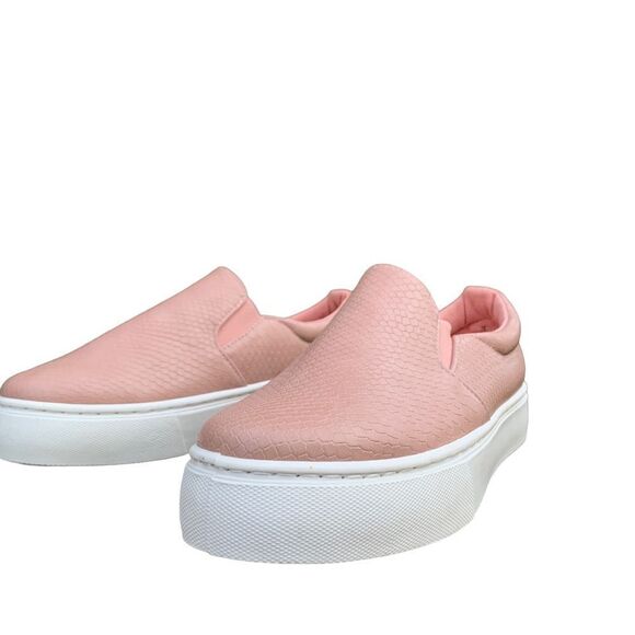New! Journee Partrice Blush Print Platform Slip on Sneakers Shoes sz 9 - Picture 4 of 13